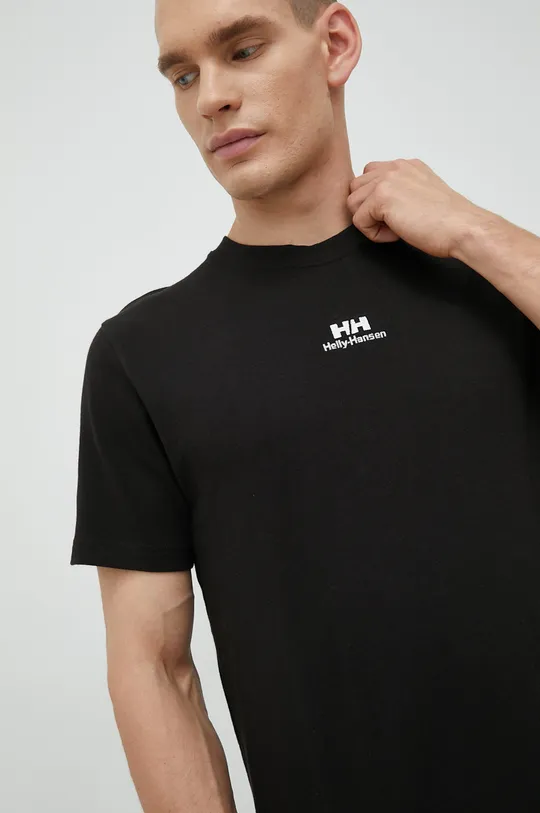 Βαμβακερό μπλουζάκι Helly Hansen YU PATCH T-SHIRT 