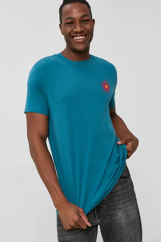 Billabong T-shirt bawełniany x Wrangler 100 % Bawełna