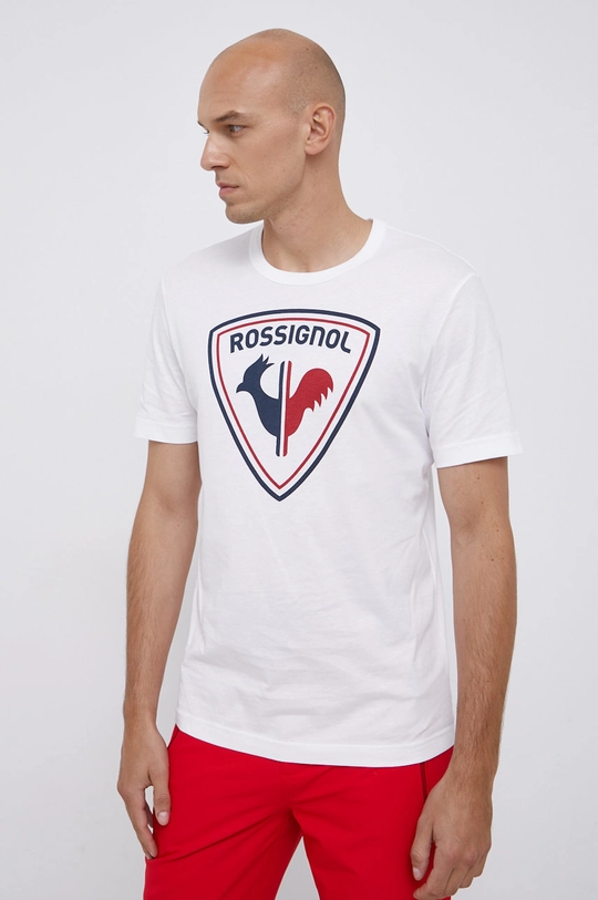 Bombažen t-shirt Rossignol bela