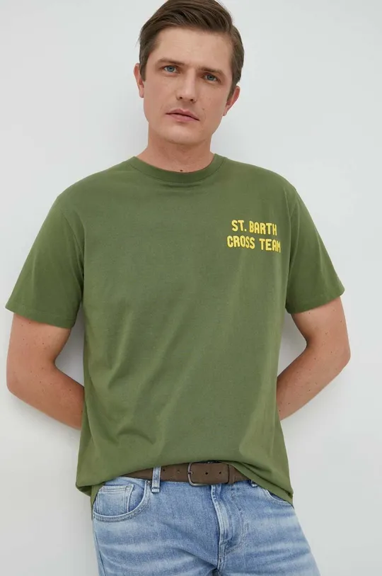 Βαμβακερό μπλουζάκι MC2 Saint Barth 100% Βαμβάκι