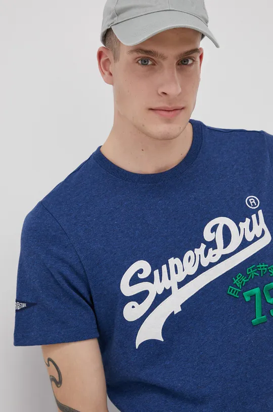 niebieski Superdry T-shirt