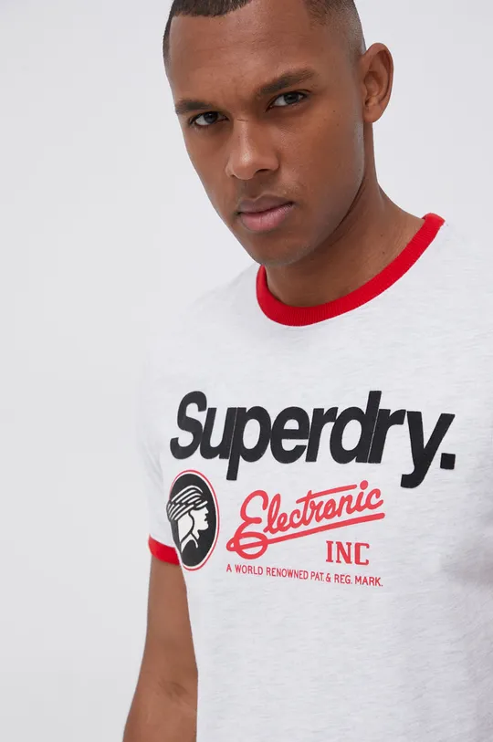 szary Superdry T-shirt