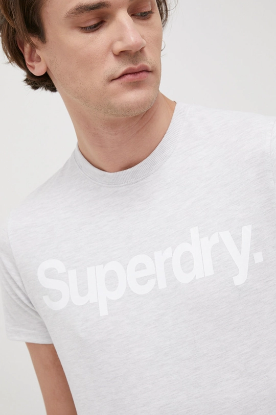 sivá Tričko Superdry