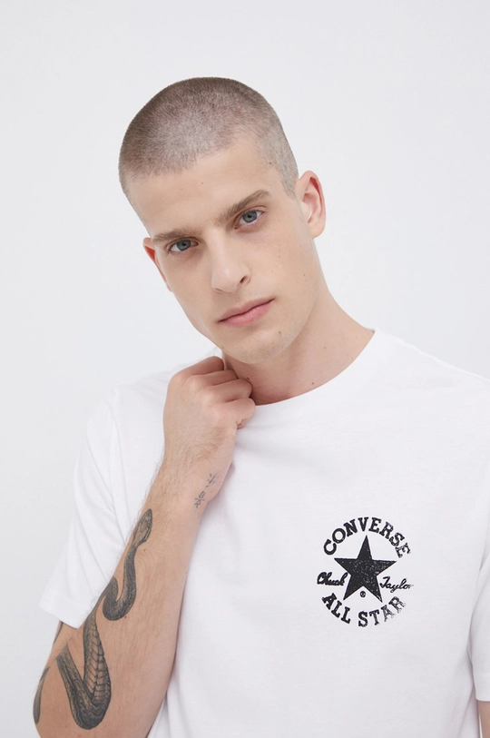 white Converse cotton t-shirt