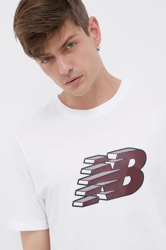 New Balance T-shirt MT13904WT Męski
