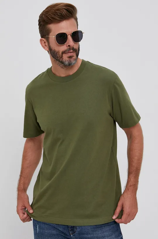 zielony GAP T-shirt bawełniany Męski