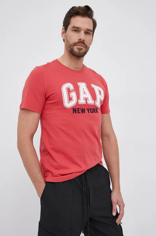 crvena Pamučna majica GAP