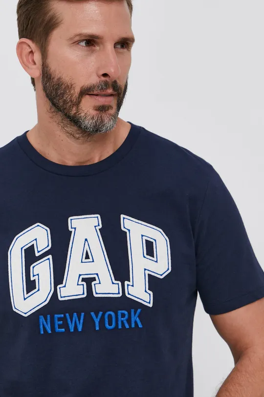 granatowy GAP T-shirt bawełniany