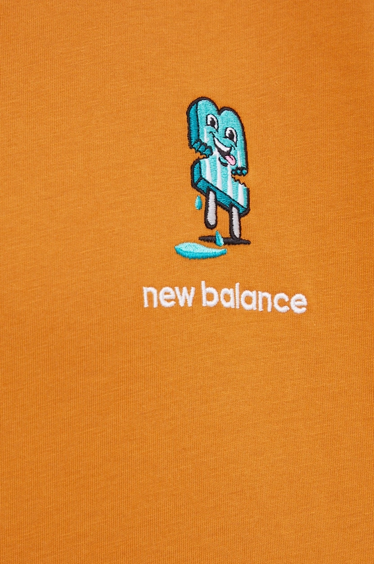 New Balance T-shirt bawełniany MT13573MOE Męski