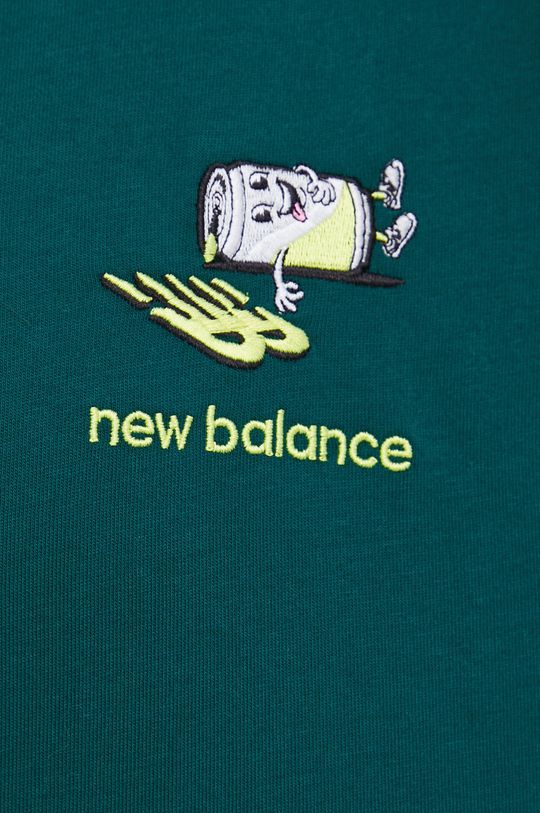 Bavlnené tričko New Balance MT13573NWG Pánsky