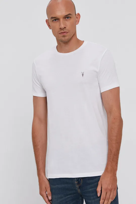 viacfarebná Bavlnené tričko AllSaints (3-pack) Pánsky