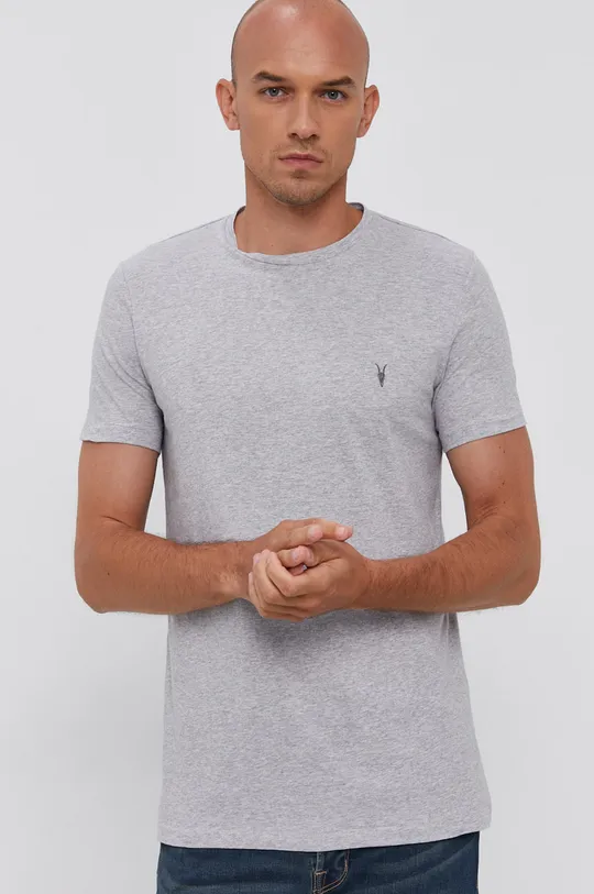 Bavlnené tričko AllSaints (3-pack) viacfarebná