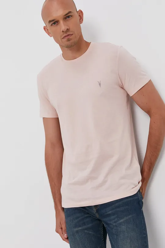 Хлопковая футболка AllSaints (3-pack)  100% Хлопок