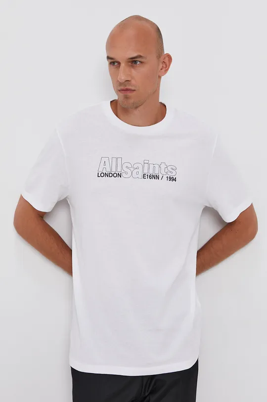fehér AllSaints t-shirt Férfi