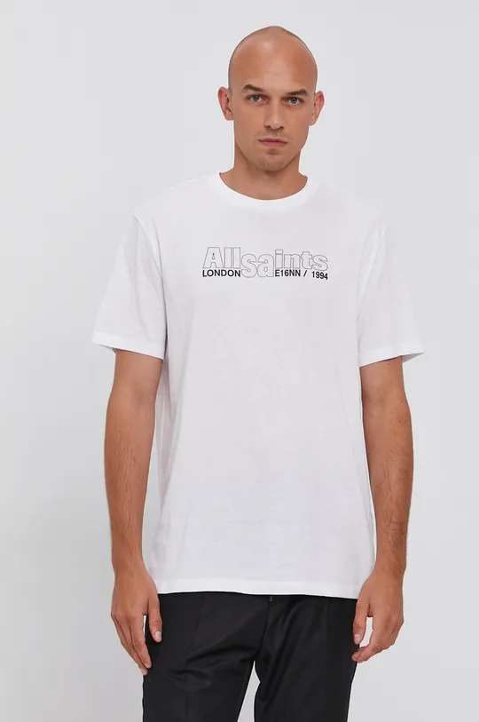 fehér AllSaints t-shirt