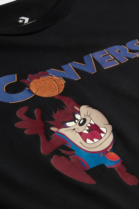 Bavlněné tričko Converse  100% Bavlna