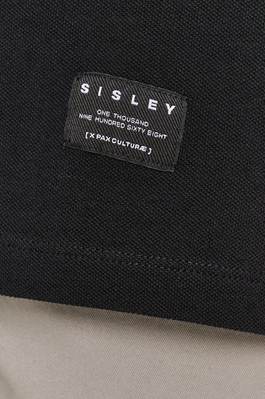Sisley T-shirt bawełniany Męski