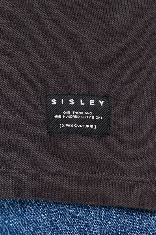 Sisley T-shirt bawełniany Męski