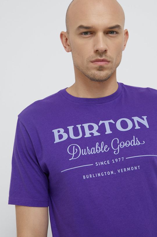 fioletowy Burton T-shirt bawełniany