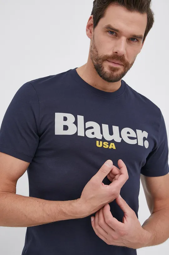 mornarsko plava Blauer - Pamučna majica