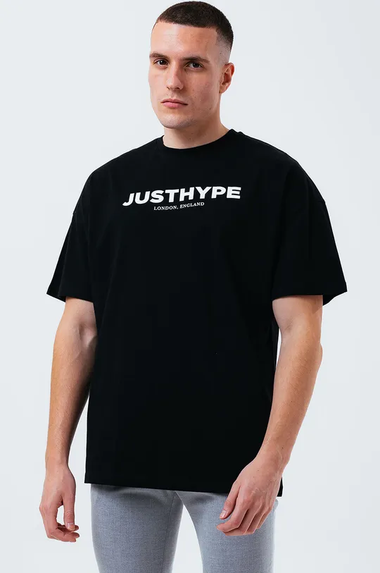 fekete Hype t-shirt Férfi