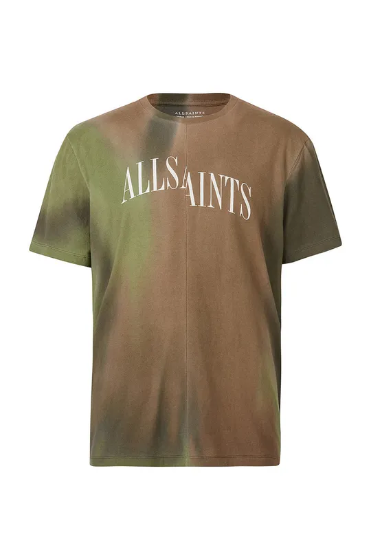 AllSaints T-shirt bawełniany CAMO DROPOUT SS CREW Męski