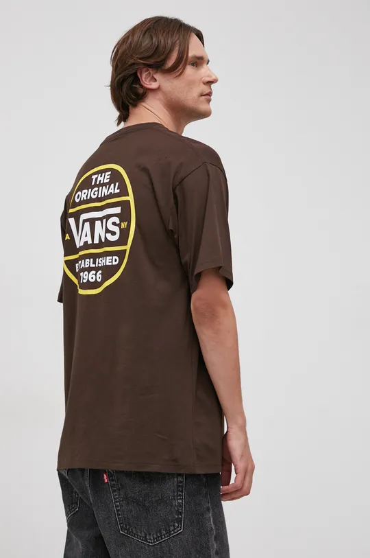 Хлопковая футболка Vans  100% Хлопок