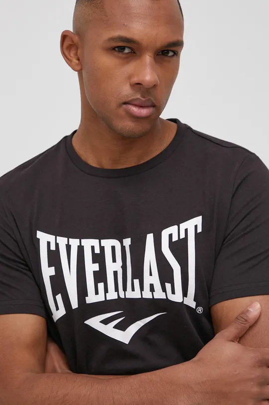 crna Pamučna majica Everlast Muški