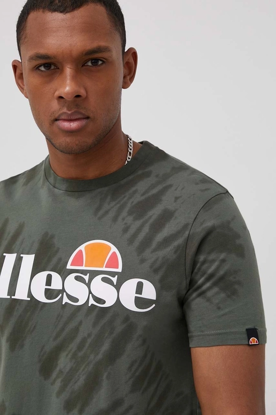 zielony Ellesse T-shirt bawełniany