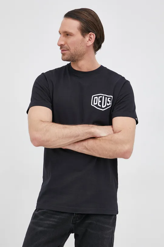 Βαμβακερό μπλουζάκι Deus Ex Machina  100% Βαμβάκι