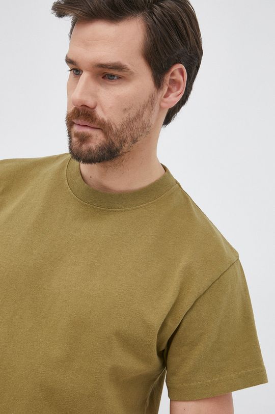 oliwkowy Deus Ex Machina T-shirt bawełniany