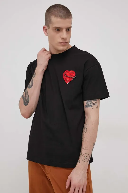 czarny Sixth June T-shirt bawełniany Męski
