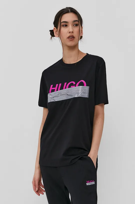 Hugo t-shirt fekete