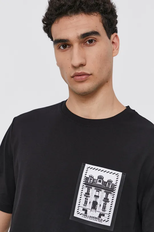 Karl Lagerfeld T-shirt bawełniany 211W1783
