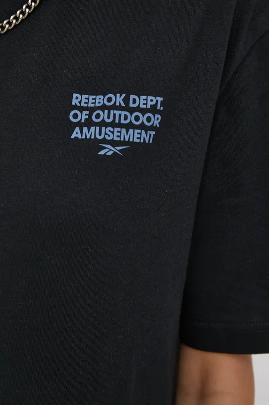 Хлопковая футболка Reebok Classic GS4193