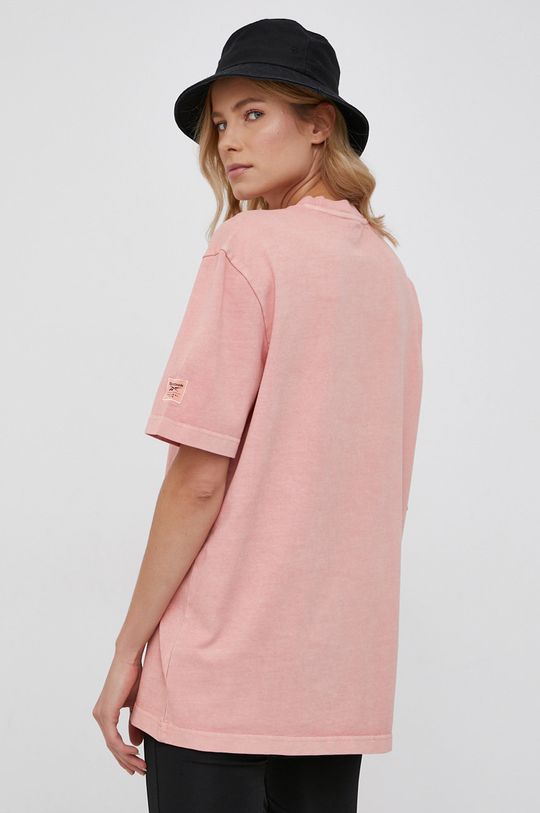 pastelowy różowy Reebok Classic T-shirt bawełniany