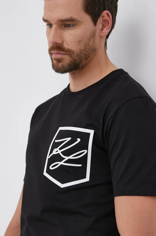 Karl Lagerfeld T-shirt bawełniany 216W1786