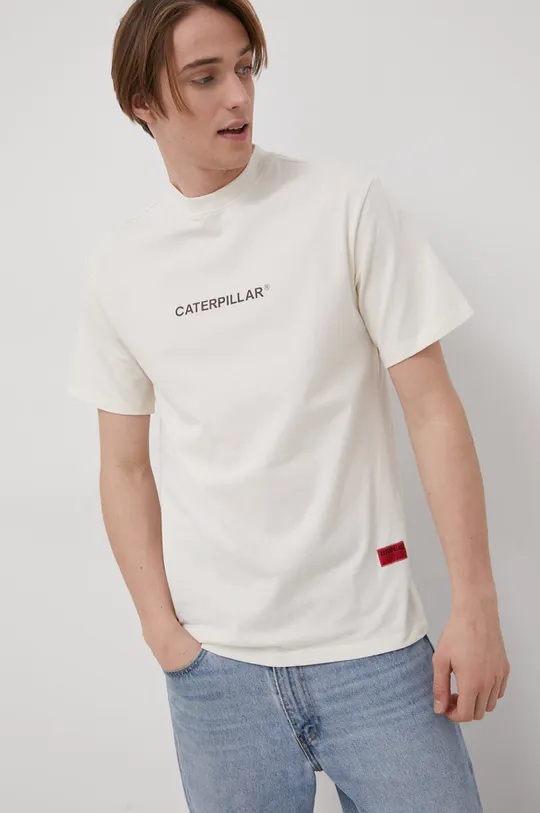Βαμβακερό μπλουζάκι Caterpillar  100% Βαμβάκι