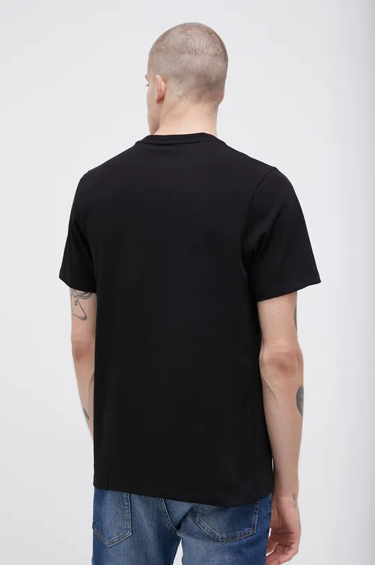 μαύρο Βαμβακερό μπλουζάκι 47brand