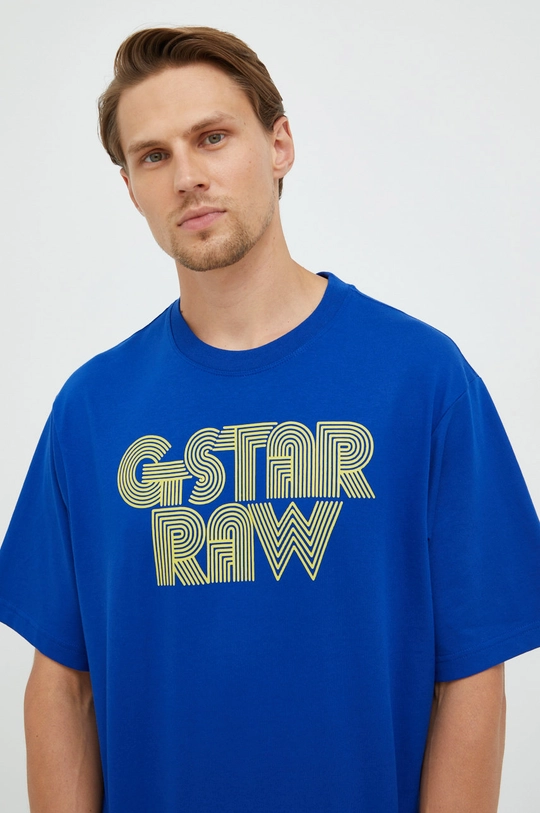 Βαμβακερό μπλουζάκι G-Star Raw