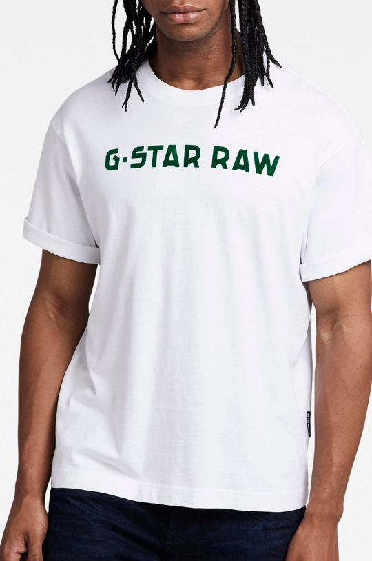 G-Star Raw T-shirt bawełniany D21684.C336 100 % Bawełna organiczna