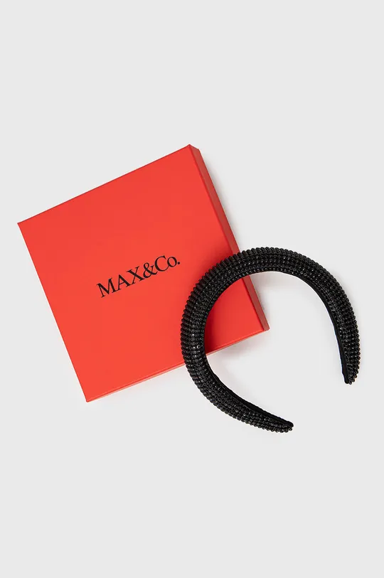MAX&Co. opaska do włosów Metal, Poliester, Szkło