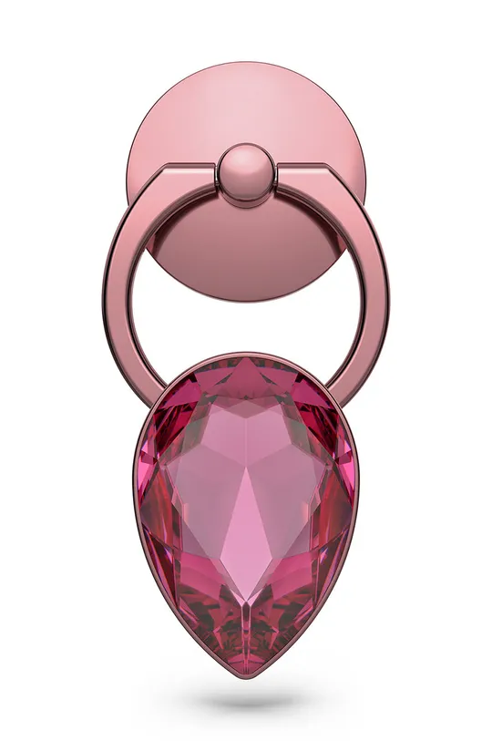 ροζ Θήκη τηλεφώνου με δαχτυλίδι Swarovski Γυναικεία