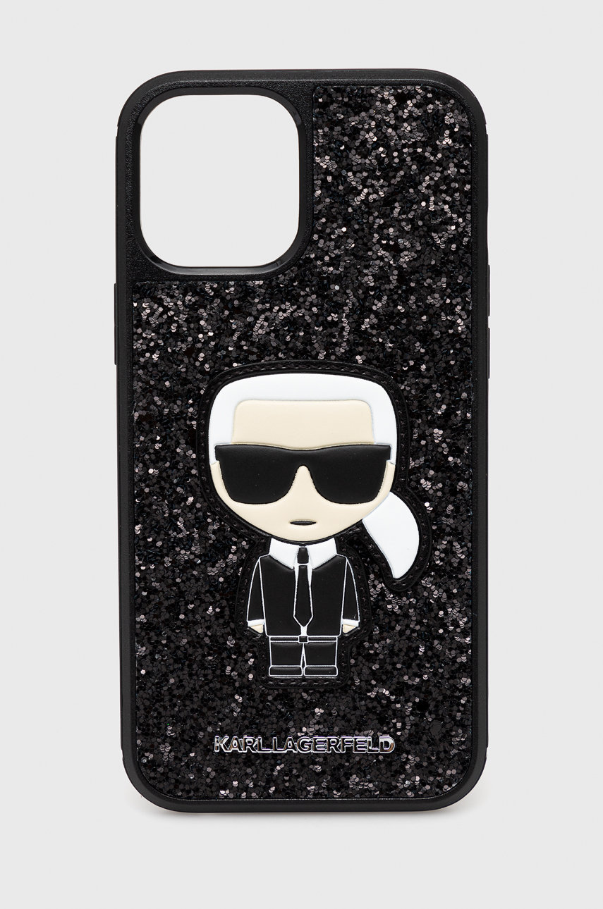 μαύρο Θήκη κινητού Karl Lagerfeld Iphone 12 Pro Max Γυναικεία