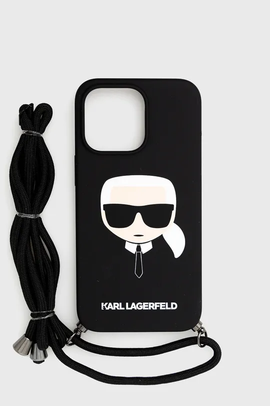 μαύρο Θήκη κινητού Karl Lagerfeld Iphone 13 Γυναικεία