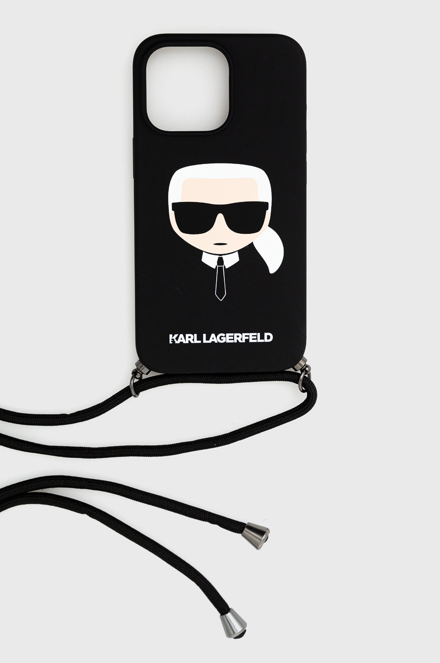 Karl Lagerfeld etui na telefon iPhone 13 kolor czarny | Answear.com