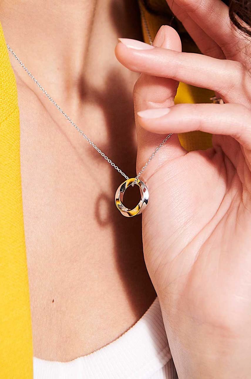 Stříbrný náhrdelník Sif Jakobs Jewellery stříbrná