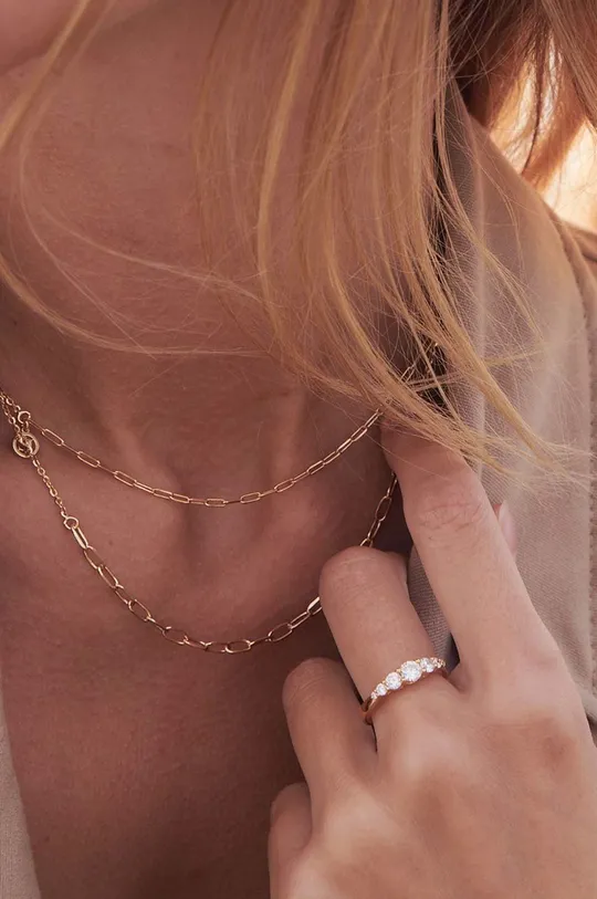 Серебряное кольцо с позолотой Sif Jakobs Jewellery золотой