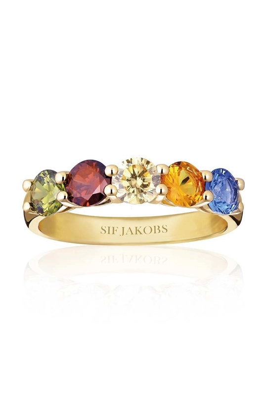 золотий Срібний перстень з позолотою Sif Jakobs Jewellery Жіночий