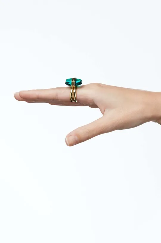 Δαχτυλίδι Swarovski Lucent χρυσαφί